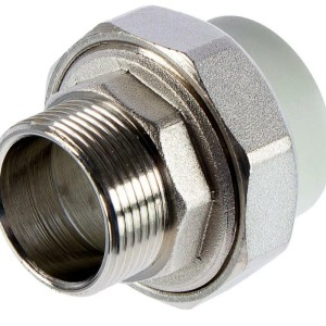 Муфта американка Valtec 3/4"х3/4" латунная с соединением наружная резьба